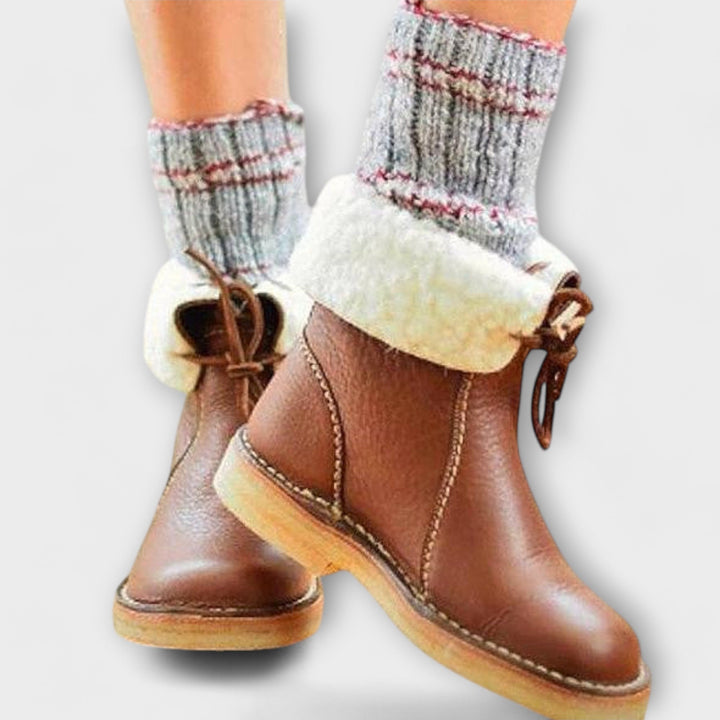 Teresa | Botas Zeita Impermeables Con Forro De Lana Cálida