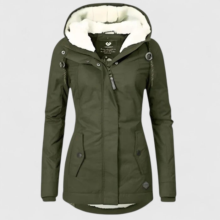 Lourdes | Chaqueta de invierno impermeable con capucha