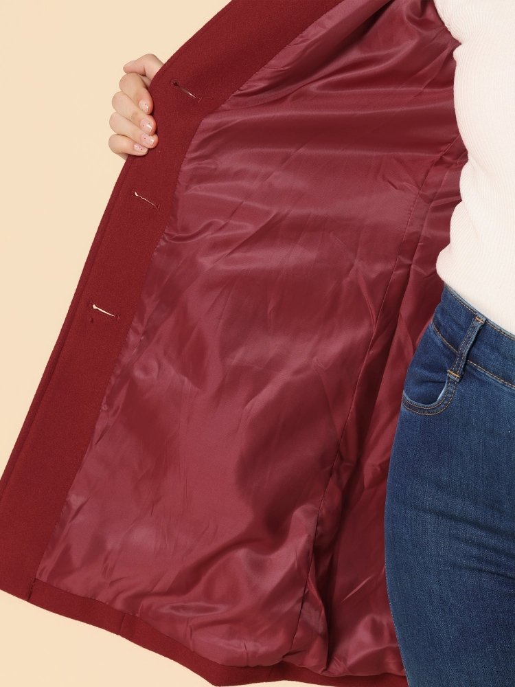 Jacquline | Abrigo de invierno para mujeres con un botón